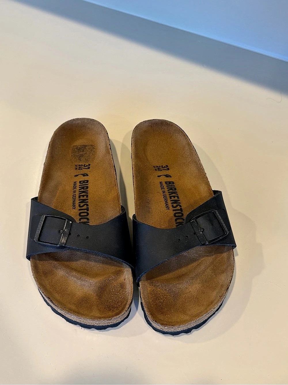 Birkenstock Madrid Sandals Black & Brown EU 37
